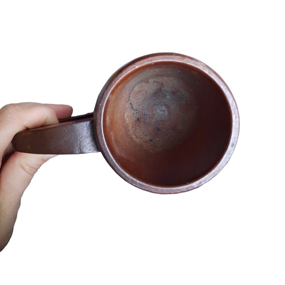 Hand carved wood tiki mug - Picture 4 of 5